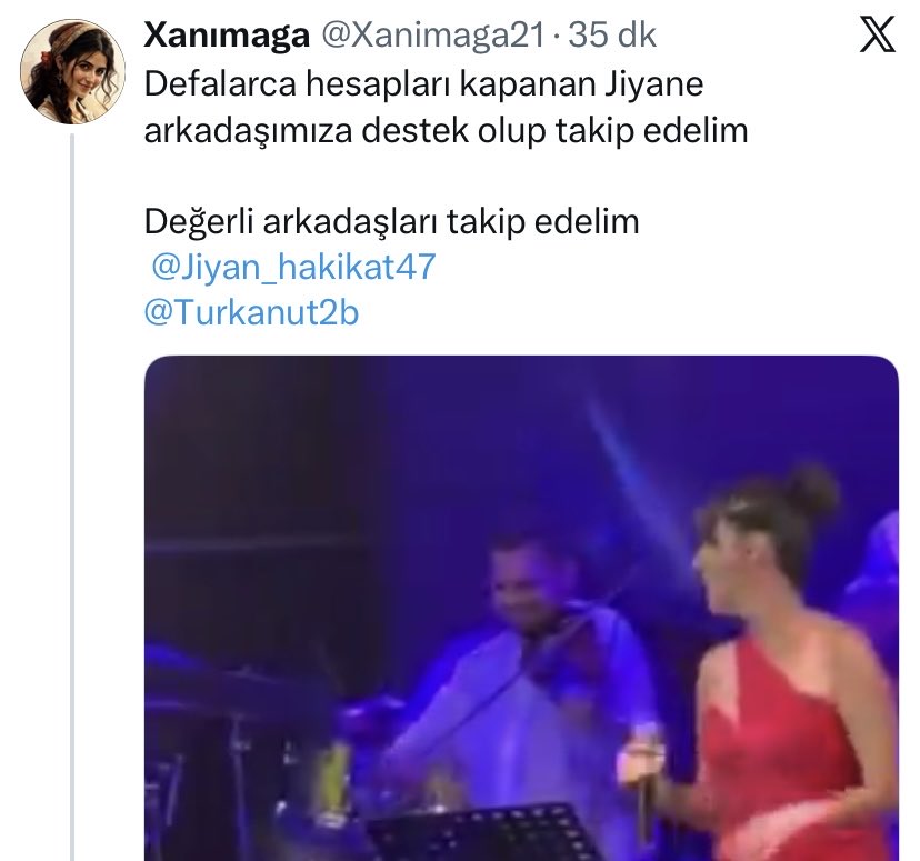Xanimaga21's tweet photo. @Jiyan_hakikat47 @Kerem_amedii @Turkanut2b Hoşgeldin Jiyane. Hesabın hayırlı olsun inşallah bu son olur. Hesabımı gir belki görürsün neden görünmüyor onu bilemiyorum https://t.co/Xl3Z1iO67d