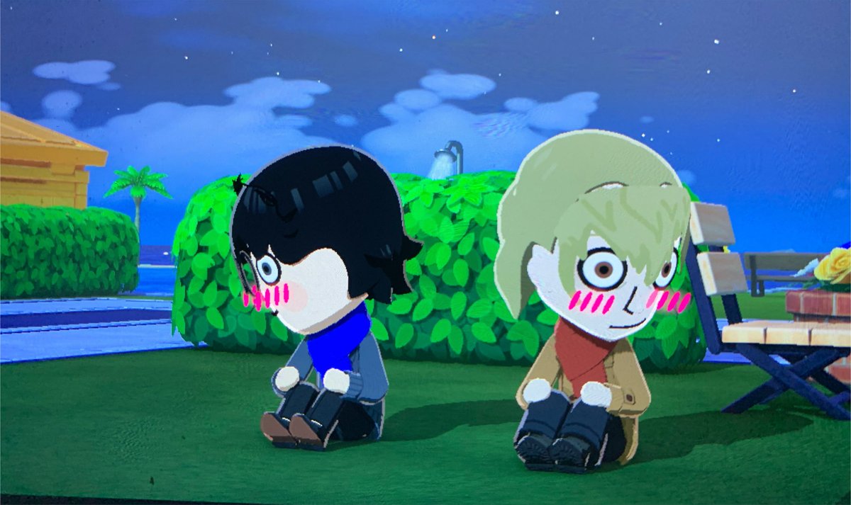 leftondisplay's tweet photo. akiren fell first but akechi wants to confess first https://t.co/aRGGWbDsRr