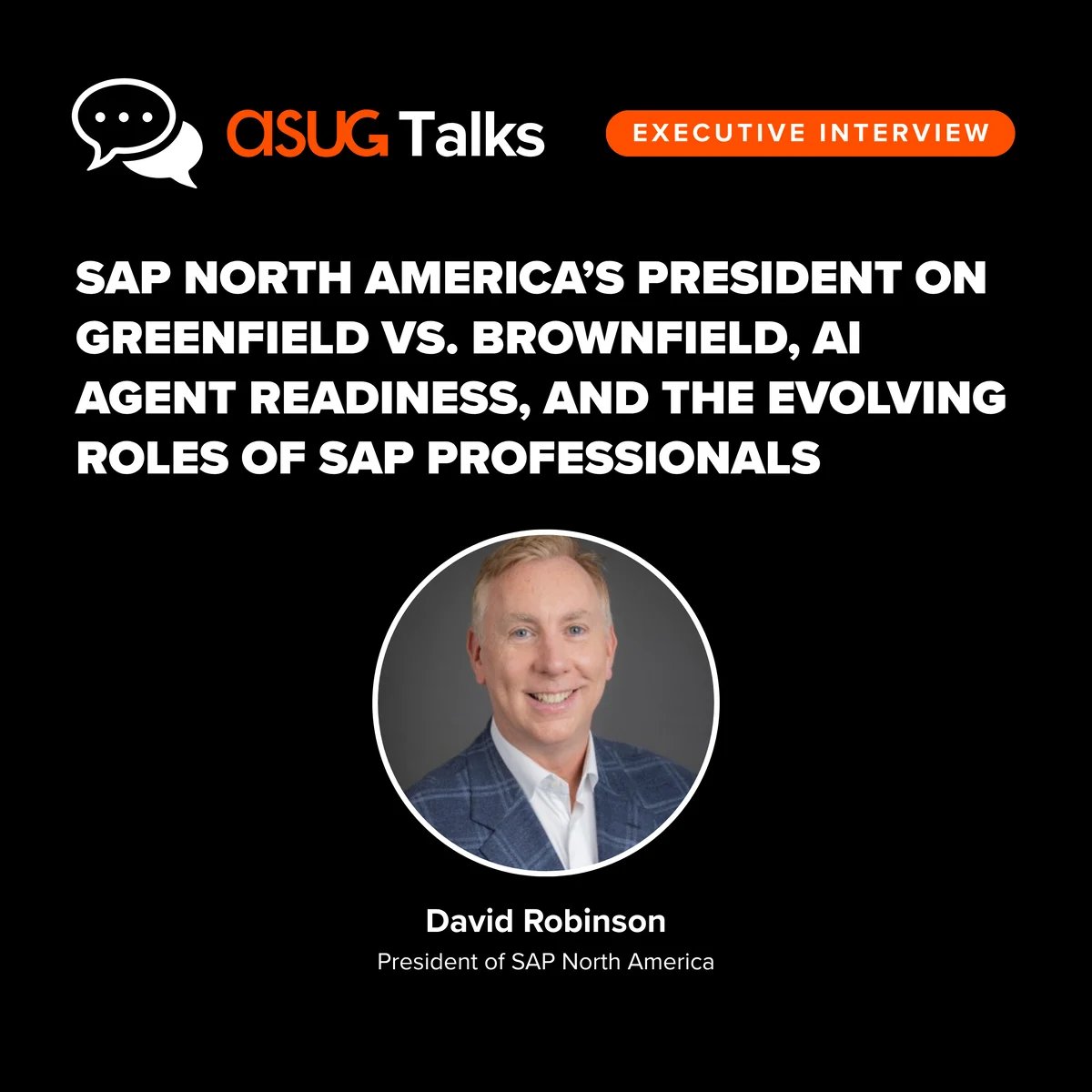 ASUG365's tweet photo. 🎙️ Catch Up on ASUG Talks

June brought some of our biggest conversations of the year, including live recordings from SAP Sapphire & ASUG Annual Conference and discussions on AI, ERP transformation, change management, and SAP modernization.

June ASUG Talks lineup:

🔹 Customer Needs, AI in ECC, & Data Management with Geoff Scott, Jon Reed, and Joshua Greenbaum: https://t.co/WZxJalEqdG

🔹 David Robinson on Greenfield vs. Brownfield, AI Agent Readiness, & SAP Careers: https://t.co/cu3kt77SkS

🔹 Managing Change During ERP Go-Live: https://t.co/GuhhwnVWMc

🔹 Your Questions Answered: AI Adoption, Governance, & the Autonomous Enterprise: https://t.co/9SogByuwx9

🔹 South Florida Water Management District's SAP S/4HANA & Cloud Migration Journey: https://t.co/oSXwublvaA

Happy listening! 🎧