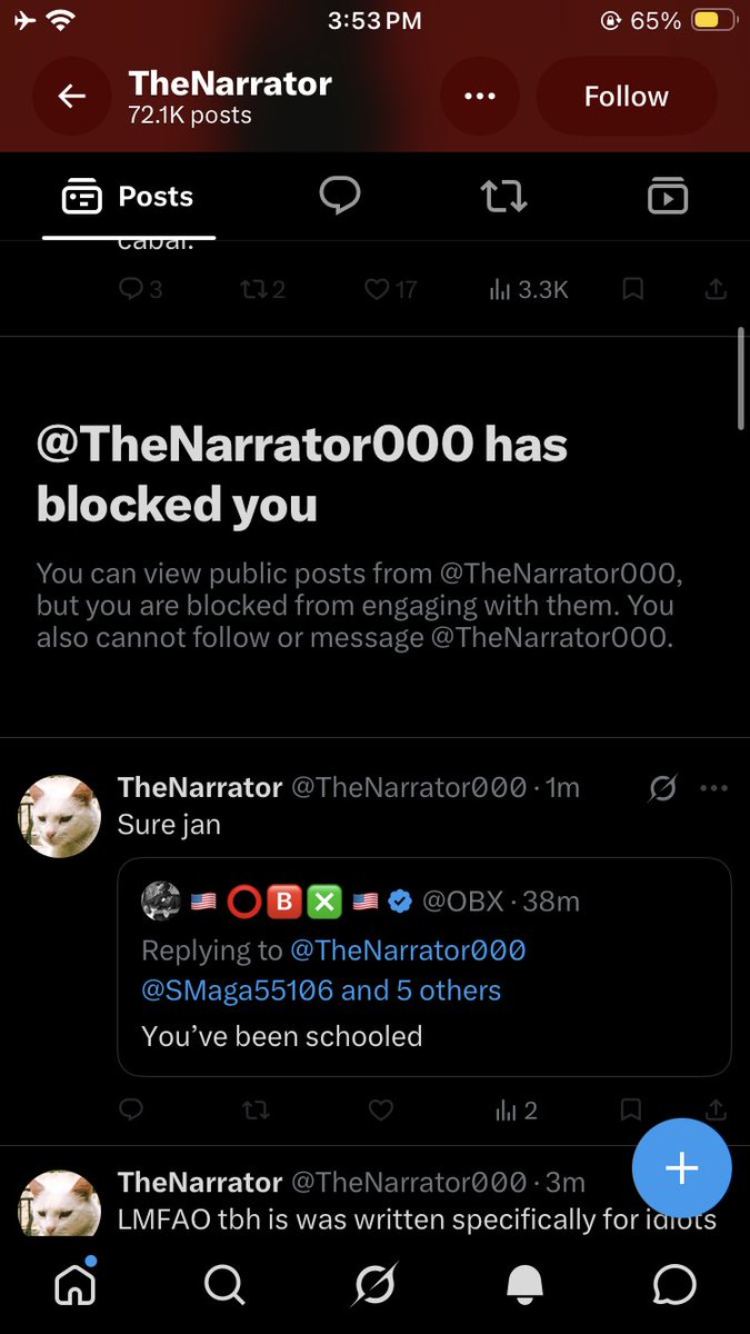 SMaga55106's tweet photo. @TheNarrator000 @mtaibbi @majilato @jimmy_dore @miserablelib @RonPlacone Totally “mogged” as they say https://t.co/6AKjFc8g4Y
