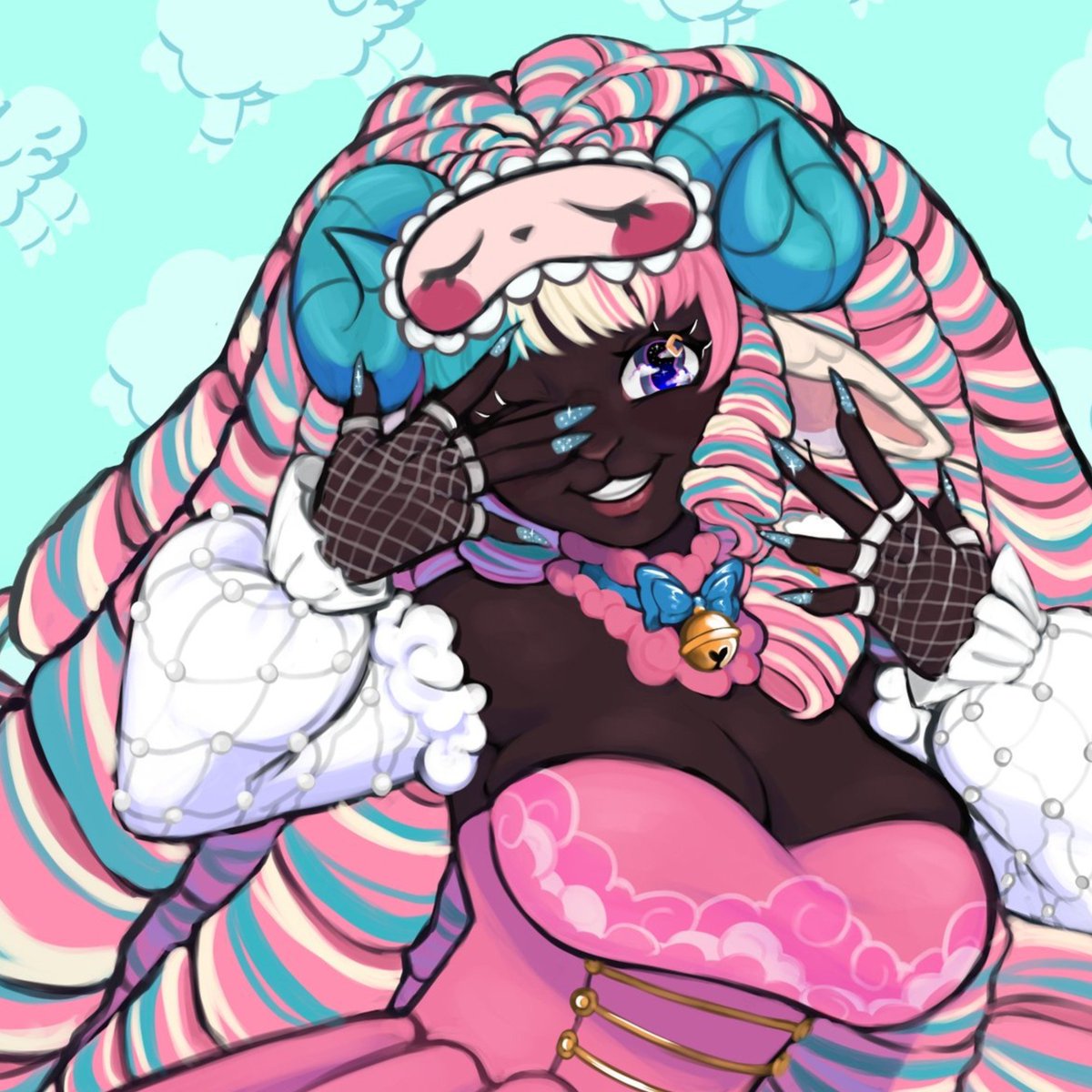 PeachiPopss's tweet photo. Tia Pompom is Brazilian, and we Brazilians don't care about your American culture-war debates. In Brazil, we often portray Black people as beautiful and celebrate their beauty without considering respectful artistic representation to be "blackface"! +++ https://t.co/YO8Nq1Vr2V