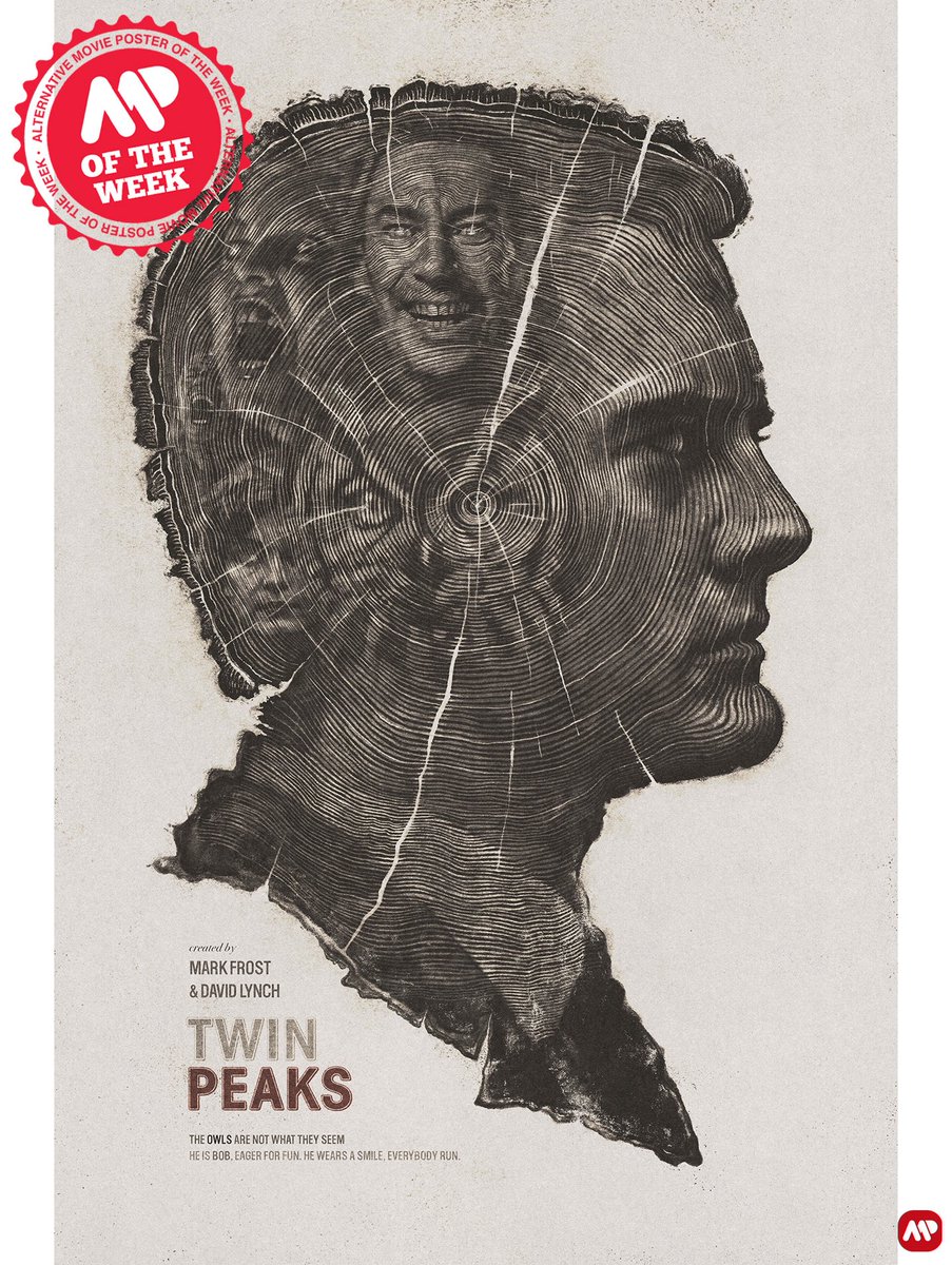 altmovieposters's tweet photo. AMP OF THE WEEK 📣🥳🏆
“Twin Peaks” by Peter Strain @peter_strain https://t.co/Hu7B1eMCcv
