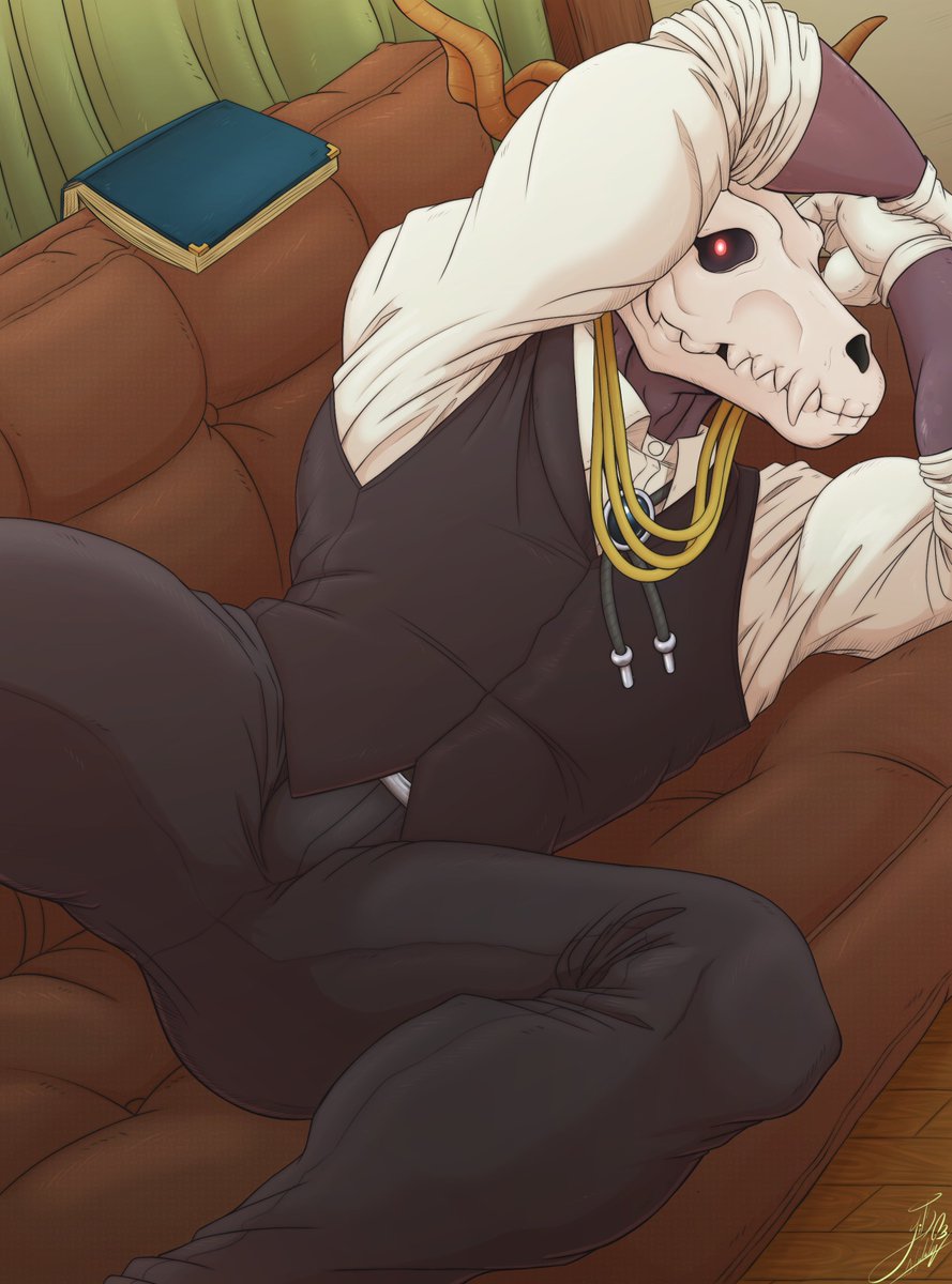 LoboArtico4's tweet photo. Hola a todos aquí dejando este pequeño Fanart de Elias Ainsworth, ya tenia años queriendo dibujarlo pero ya por fin me decidí en hacer un dibujo de el y con una versión NSFW por mi mente cochambrosa espero que les guste el resultado de ambas versiones https://t.co/ETlEsDfqbc