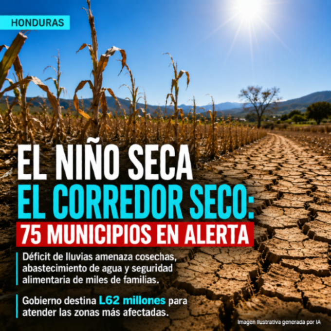 hndhoycom's tweet photo. La falta de lluvias mantiene 75 municipios de Honduras en Alerta Amarilla. El Gobierno destinará L62 millones para atender las zonas afectadas. https://t.co/SoTLVI3wEX https://t.co/0hZlS7dyri