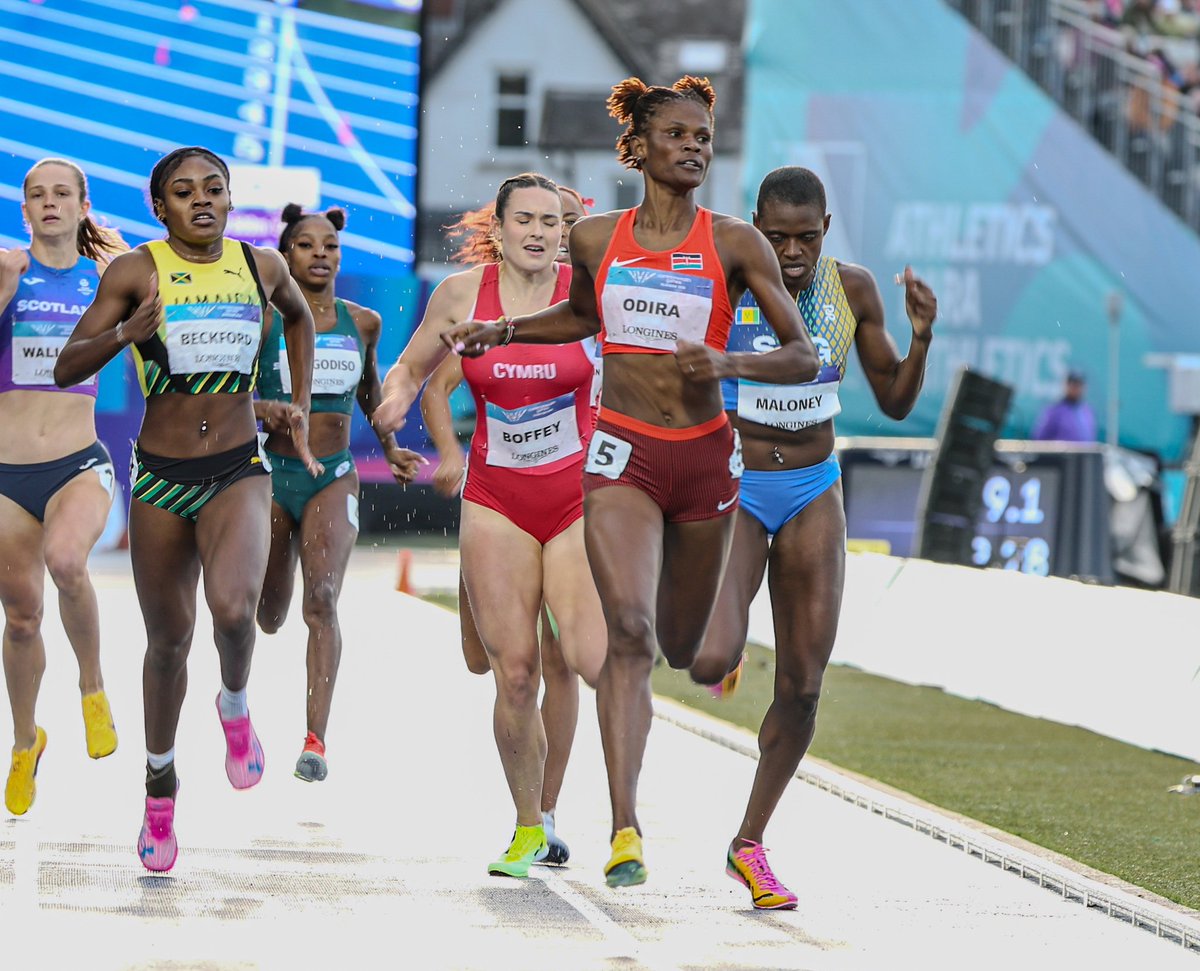 OlympicsKe's tweet photo. Lilian Odira  adds another silver medal to #TeamKenya's  tally, clocking 2:00.58 in the women's 800m final.

That's medal number 8 for #TeamKenya at the Glasgow 2026 Commonwealth Games 🇰🇪👏

Let's Gooo #TeamKenya

#Glasgow2026 #CommonwealthGames #TeamKenya https://t.co/DrWOAzFE6h