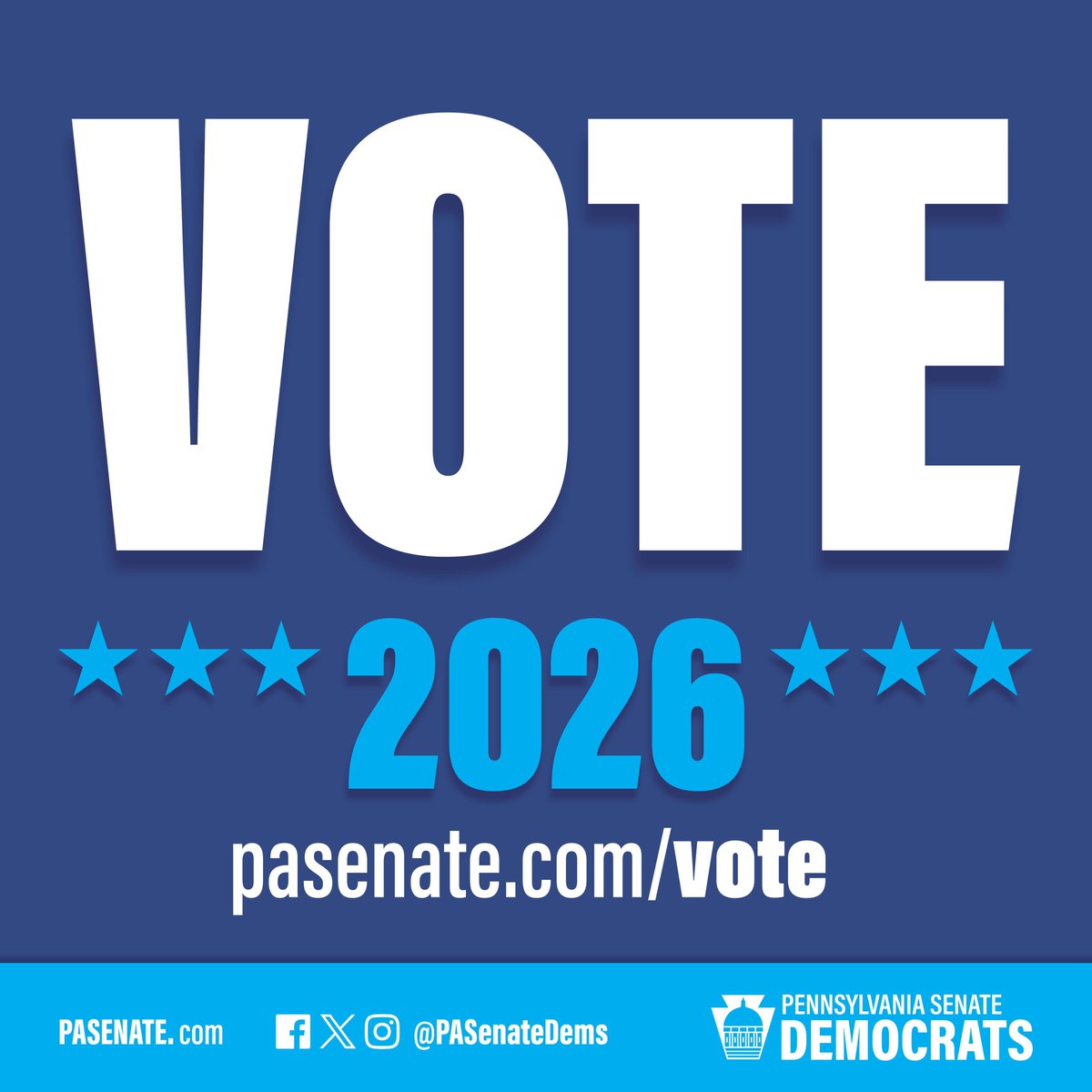 PaSenateDems's tweet photo. Did you know?

There are 4 convenient ways you can register to vote or update your current registration:
🗳️ Online
🗳️ By mail
🗳️ In person at your county election office
🗳️ At PennDOT and many other government agencies 

Register online here:
https://t.co/A5bCTAozDR https://t.co/OYQpg6v59X