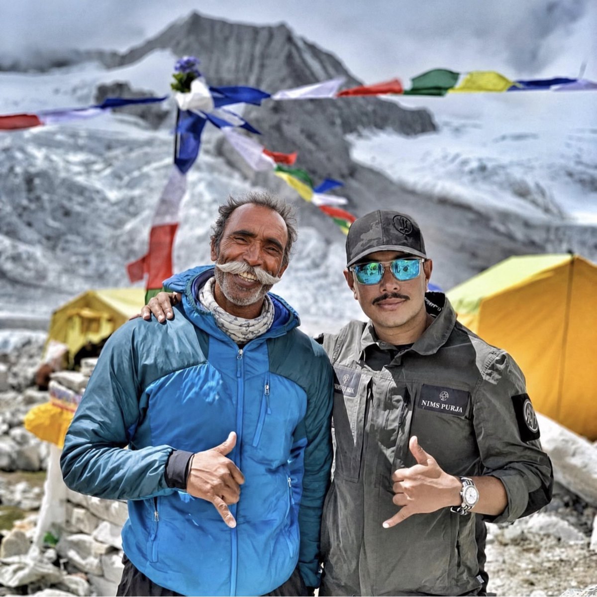 Jagjeeee's tweet photo. Nils dai, Nimral!
A legend.
I’m holding on to hope and praying that we’ll see each other again. I’ll never forget the fun we had at base camp 2 years ago.
#nims #alpine #k2 #nimral https://t.co/59R28jfcWx