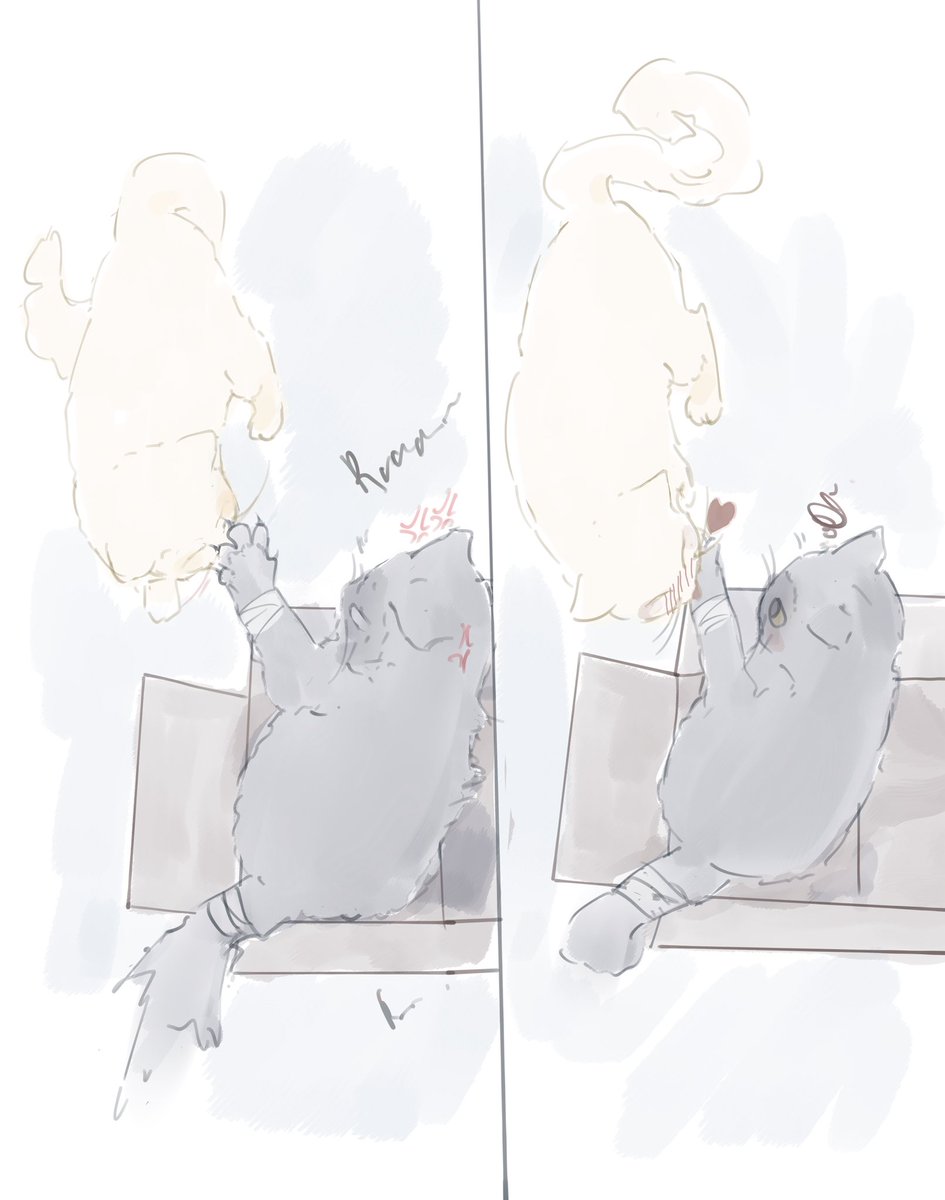 ilmarii21's tweet photo. I swear, I drew this just for a laugh, but they’re so cute that I decided to share it 💘
  #景刃 #jingren https://t.co/sB2w3HEAvQ
