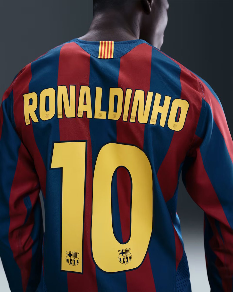 nicekicks's tweet photo. Nike Ronaldinho FC Barcelona 2005/06 Reissue Jersey is back in stock!

📲 https://t.co/HXp5H3rcCu https://t.co/xder5ApyOW