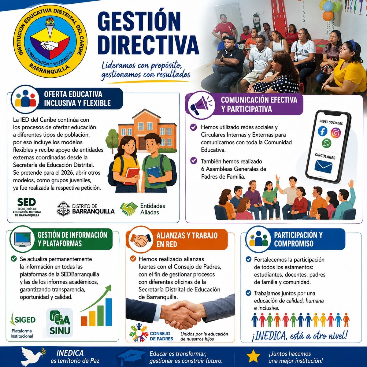 Ieddelcaribe's tweet photo. Rendición de Cuentas del I semestre 2026 y socialización del PMI 2026 a cargo del Rector @MiltonRomo https://t.co/rvNJNw48W9