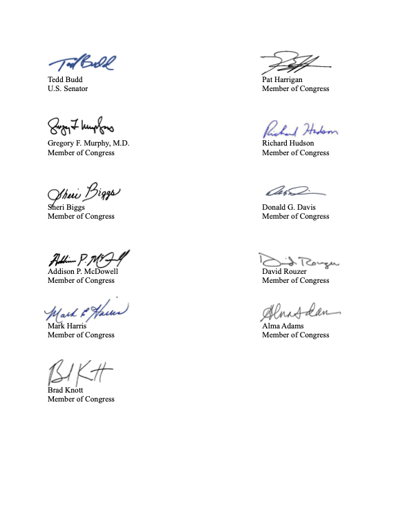 RepTimMooreNC's tweet photo. I led my North Carolina and South Carolina colleagues in a letter to Secretary Mullin requesting enhanced security and federal coordination for the 2027 World Military Games in the Carolinas.

With more than 10,000 active-duty military athletes from 140+ nations coming to Charlotte and the Carolinas, it's critical we have the resources in place to ensure a safe and successful event. That's why we're requesting a SEAR Level 1 designation and the establishment of a White House Task Force.