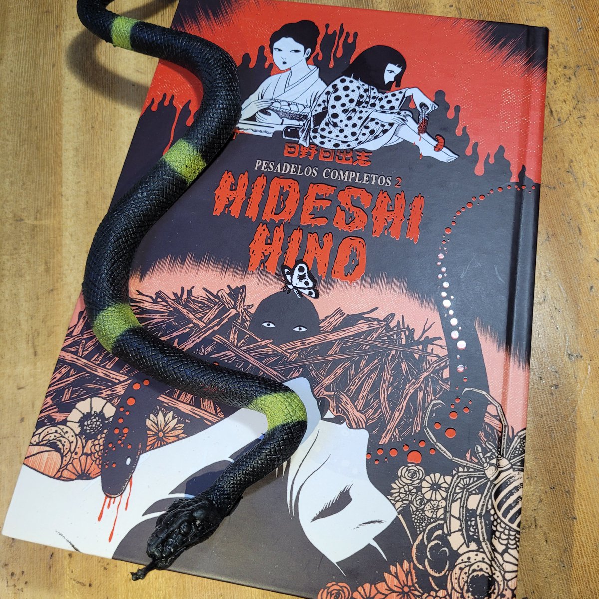 Gabriel_Sau's tweet photo. Recebi da @DarkSideBooks a coletânea Pesadelos Completos 2, de Hideshi Hino!
Entre as histórias está A Serpente Vermelha, publicada pela Zarabatana anos atrás
Comentarei na live de recebidos/melhores mangás lidos em julho, dia 06 de agosto, quinta!

Muito obrigado, DarkSide! 💀🖌️ https://t.co/fZ1cuvPDIy
