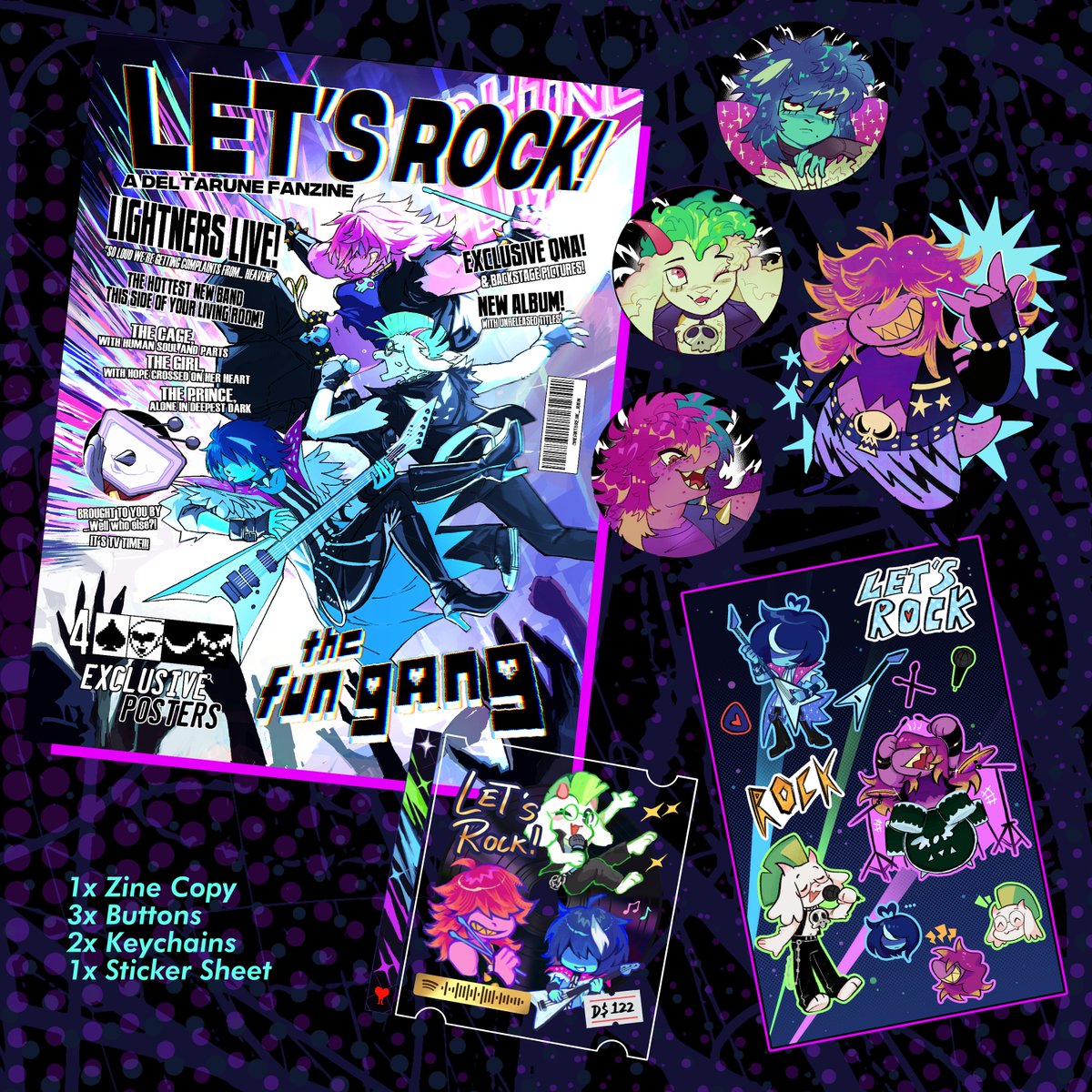 DELTARUNE: Let's Rock! 🎸🎶 tweet media