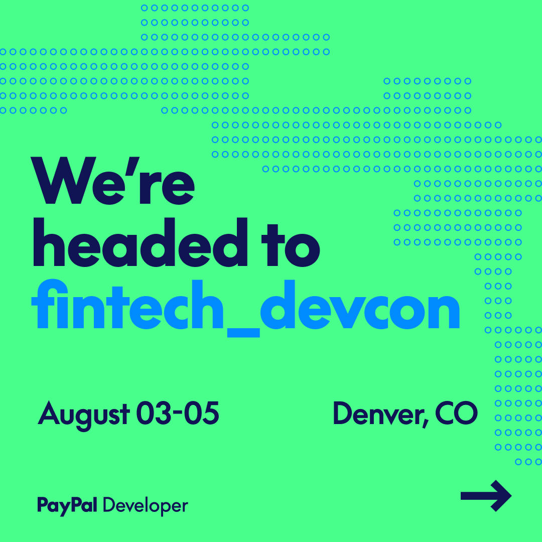 PayPalBusiness_'s tweet photo. We're coming to @fintechdevcon on August 3-5 in Denver. 

Mark Lummus, PayPal's Head of Product, Developer Tools, will share the lessons, failures, and surprises from making our API agent-ready in his session, "Before You Build an MCP: Lessons from Making a Fintech API Legible to Coding Agents."

Stick around after the session on Tuesday. We're sponsoring Paws & Payouts from 5:00-7:00 PM in the South Lobby. Casino games, prizes, appetizers, drinks, and dogs. No RSVP needed.

Learn more: https://t.co/6nTNM5FvdZ
