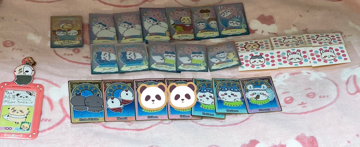 Yume_torihiki_o's tweet photo. 【交換】
ちいかわ 人魚の島のひみつ ウエハース カード むちゃうまアイス シール ステッカー

譲⇒画像のもの

求⇒画像2 ラッコ

2:2〜の纏めてのみ

ウエハース含む場合のみ、ステッカーは同種ラッコとの交換も求めています。

郵送希望です。

検索からでもお気軽にお声掛けお願いいたします。 https://t.co/W0KZlx254z