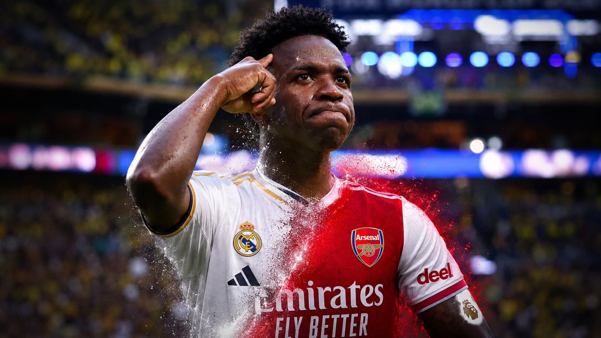 BrazilianGunn's tweet photo. 🚨🇧🇷 O Arsenal tem termos pessoais acordados, em princípio, com Vinícius Júnior. A Roc Nation entrará nas negociações com o Real Madrid munida de uma oferta monstruosa dos campeões ingleses. [@HandofArsenal 🥇,@MrArsenicTM ] https://t.co/4UgWFOLNJQ