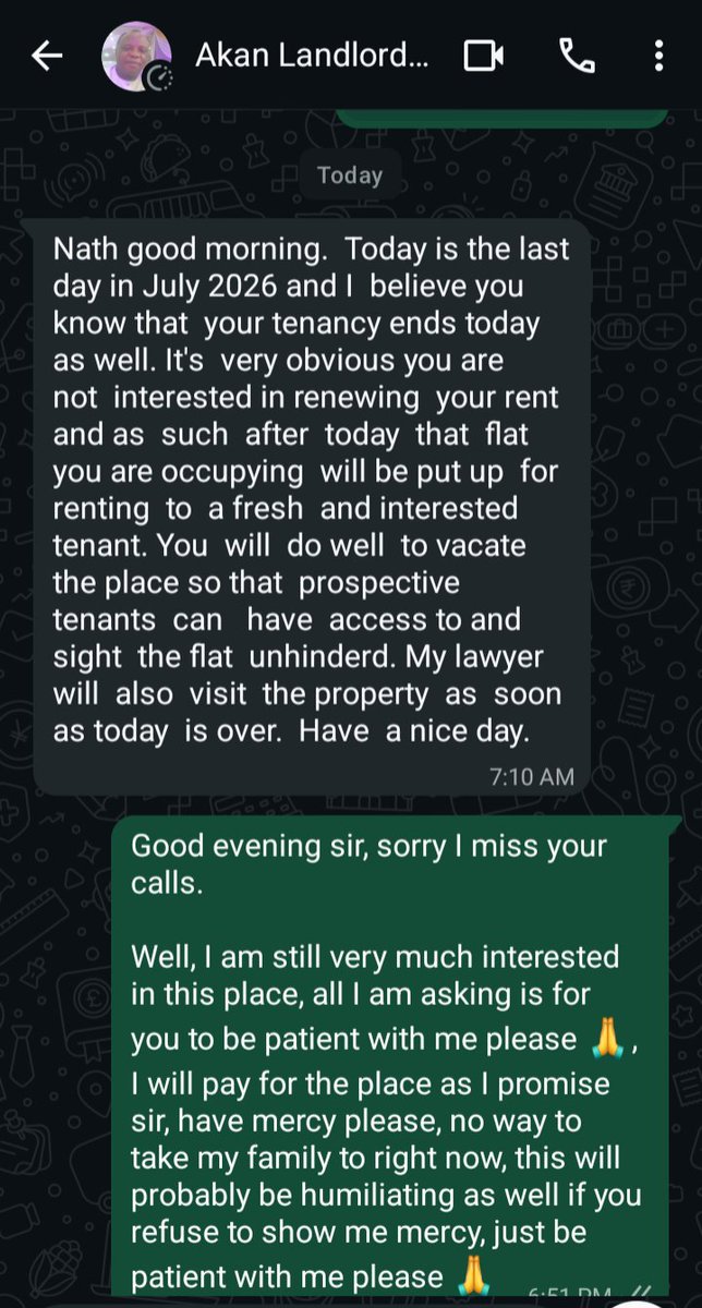 NattyTech50's tweet photo. @Earnerfun I am in bad situation and need help from my fellow Trenchers,

My rent has expired and this is what my landlord is saying to me

Any amount of SOL will be appreciated 

9KhcvevtSVP792sMfR1EchChCC6rrGwMApUwWrAeUXWj https://t.co/X8b580q7jh