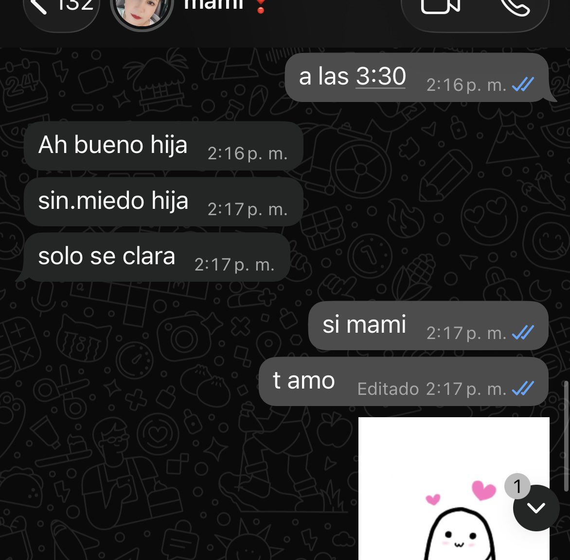 Isa_veji's tweet photo. sin miedo mami xq tu m enseñaste a ser valiente :) https://t.co/kWbPyboLA9