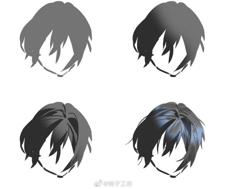 ArtHarbor_'s tweet photo. Hair starts looking real when you shade the flow, not every strand. https://t.co/rurNmnKuTG