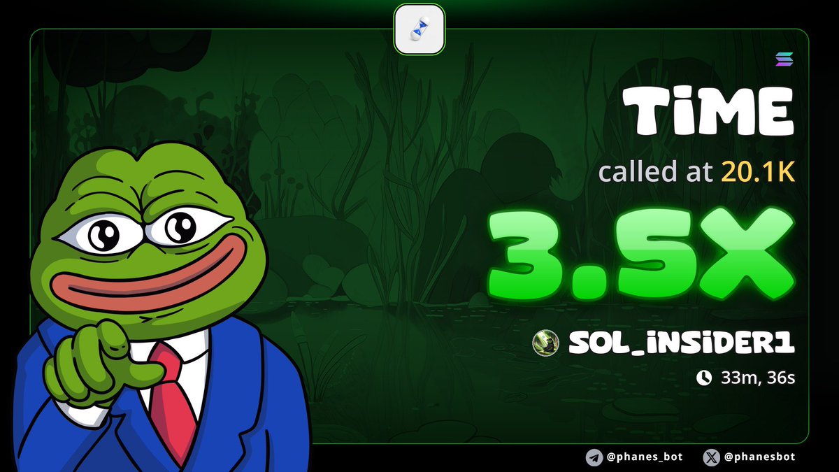 sol_insider0's tweet photo. 3.5x profit up on $TIME

Ca: 3UGayfZm3Q5rzVQ8MP2sjSej4RwX7bmxM5ENmXQEpump https://t.co/TsRfmpxou8