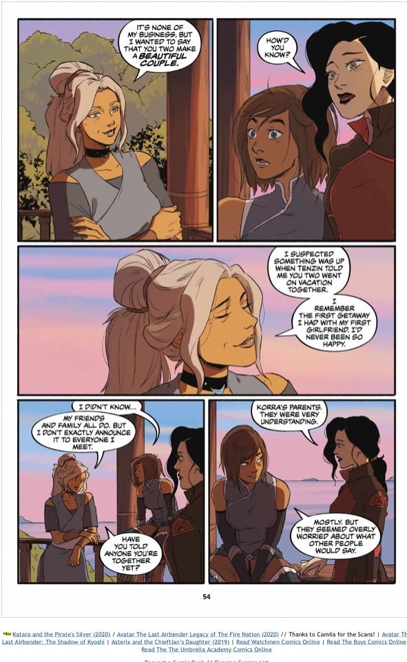 FVR5hve's tweet photo. 🗣️: " aang never supported his children because they're not air benders" 

Meanwhile Kya telling Korra and Asami, that aang didn't say anything https://t.co/1SS8L8qQKj