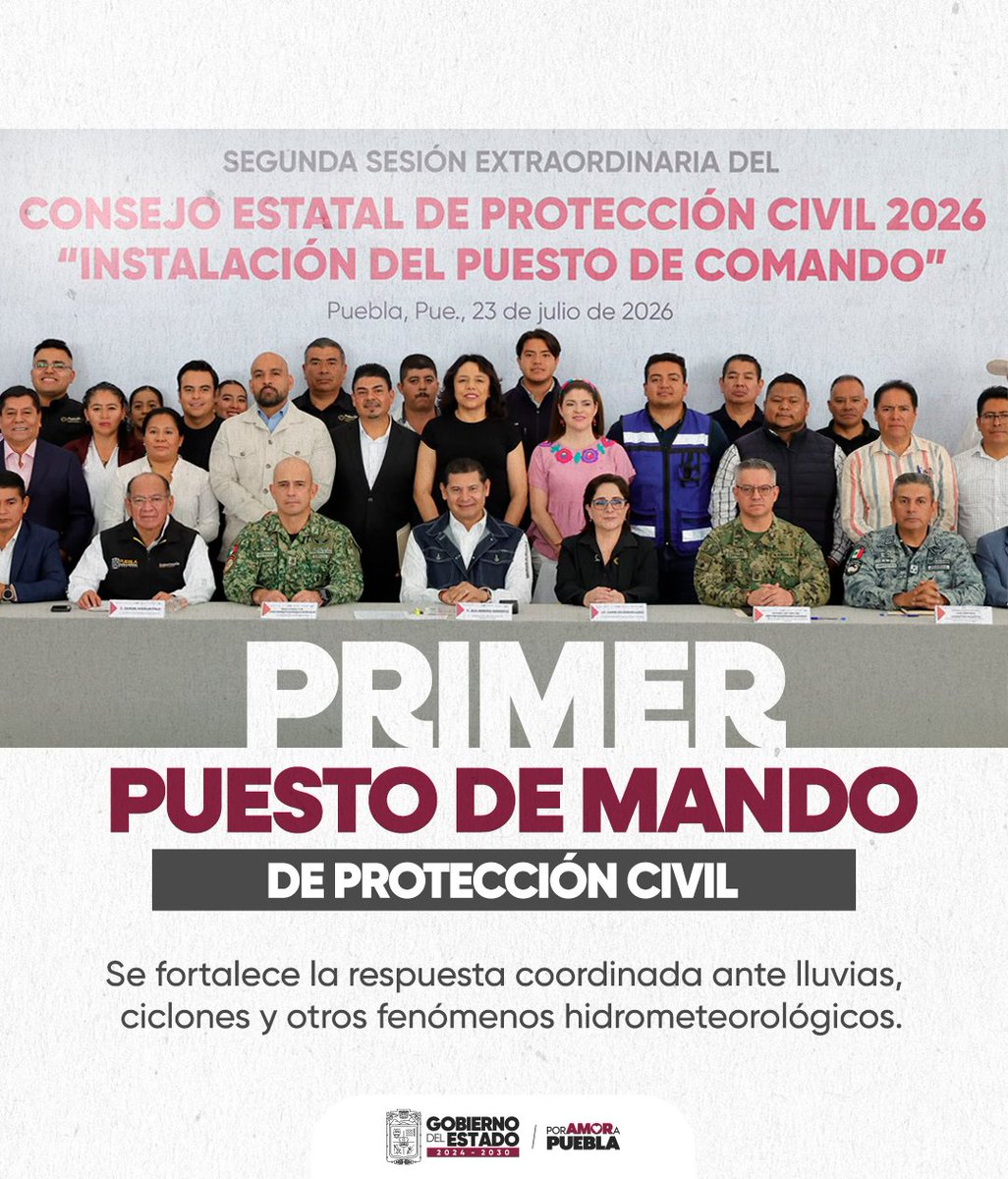Gobierno de Puebla tweet media