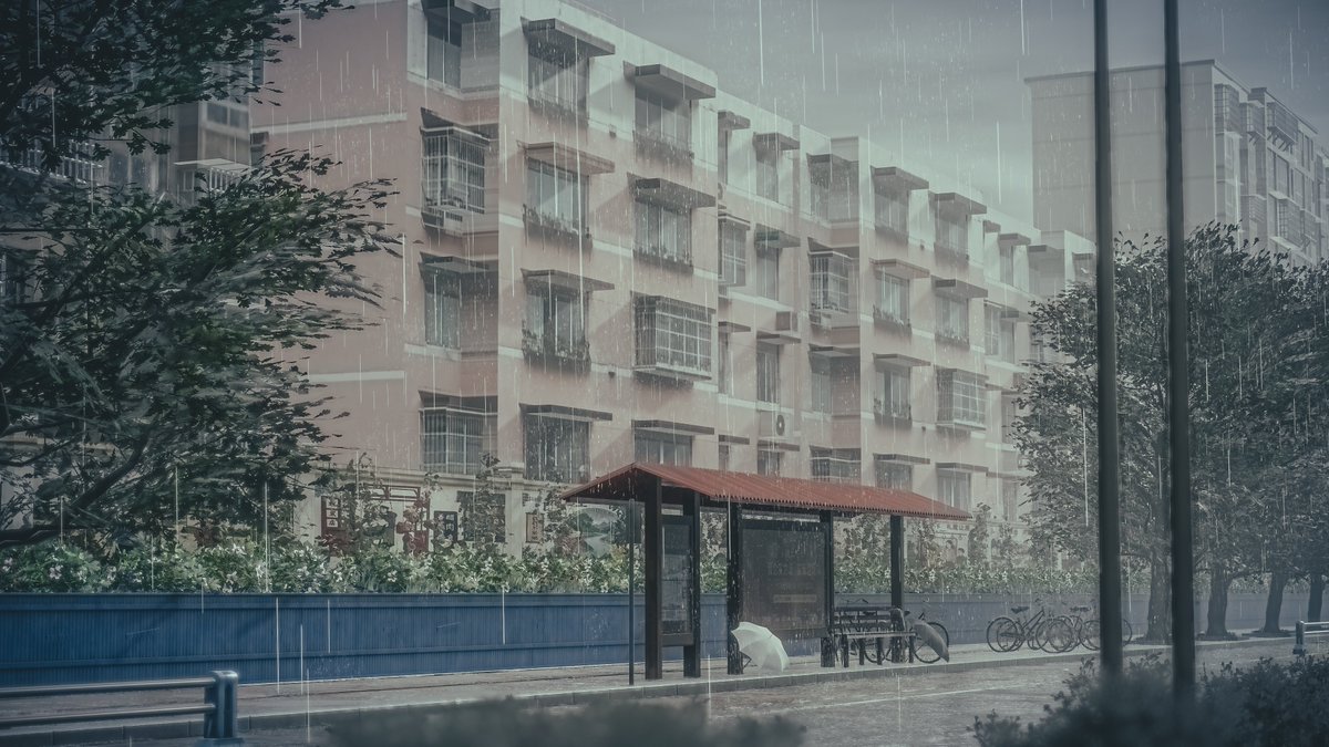 Neomance's tweet photo. Serene Feelings In The Rainy City
雨の街に漂う穏やかな気分

World : 骤雨 / Sudden Rain
Author : Pache1bel

#VRChat_world紹介 #Neo写真 https://t.co/QJ8aUWz449