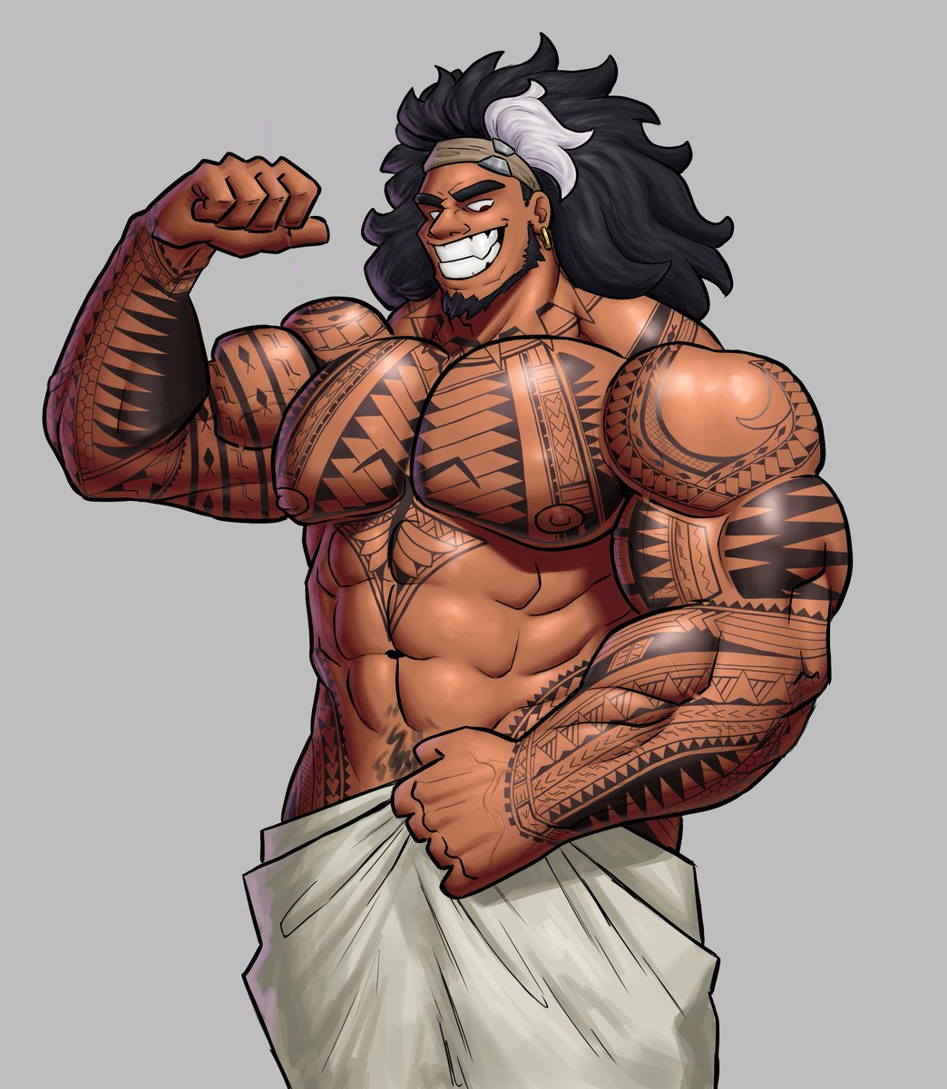 shadowmidases11's tweet photo. The oiled up mauga is done 😭🙏 it's my first time drawing oil i hope you like it
# Overwatch fanart https://t.co/5yvms2VZMW