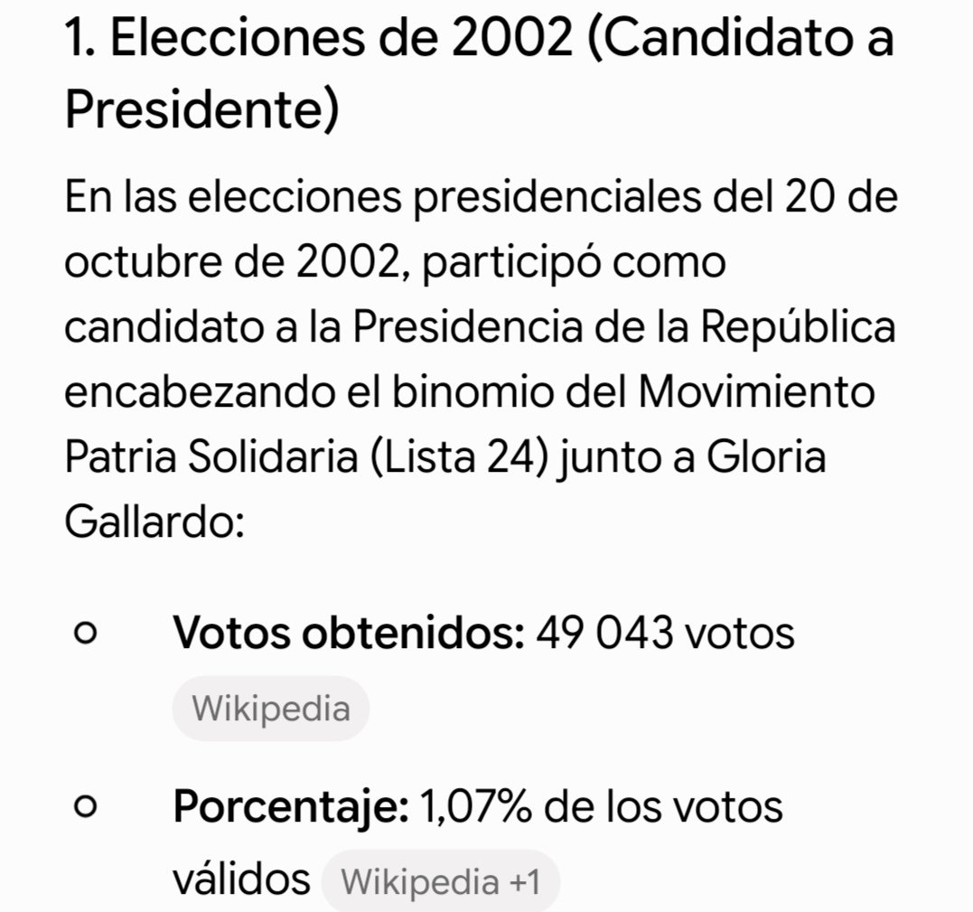 EstebanMon47105's tweet photo. @MashiRafael Electoralmente hablando Hurtado es ésto ⤵️ *ínfimo y fracasado* https://t.co/gQEWqBvPBd