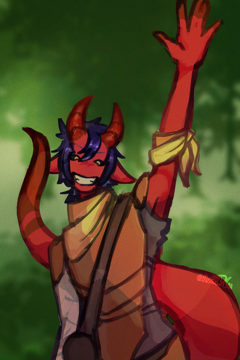 AspenTheVoid's tweet photo. Last minute #artfight attack!!

Actually a redraw of my first ever attack I drew last year (second image)
Character owner -> fuzzleberry https://t.co/5cUQfK7UBh
