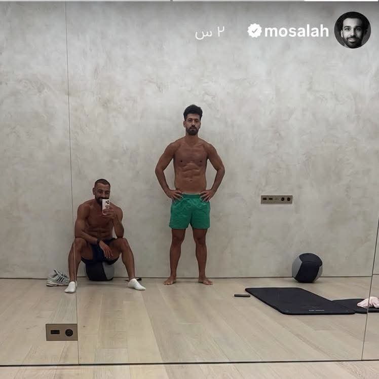 AsaadGamal89749's tweet photo. صلاح يشارك صورة له مع السعيد 
في الجيم ❤ https://t.co/ADvBhVg7XC