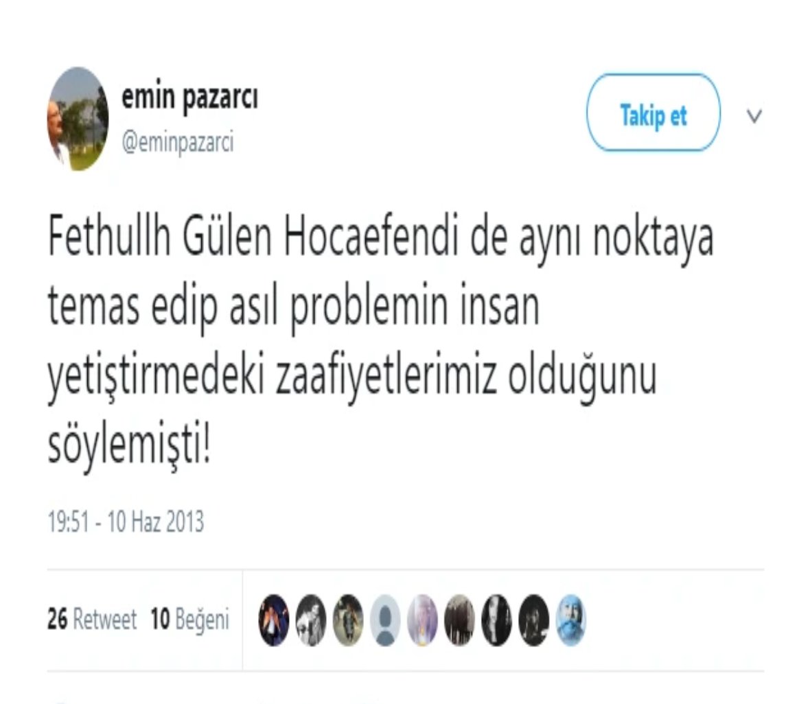 rtokumus's tweet photo. @eminpazarci Sen milletin geleceğini çalmış adama hocaefendi çeken bir zatsın edebiyat yapma. https://t.co/UZxevajawT