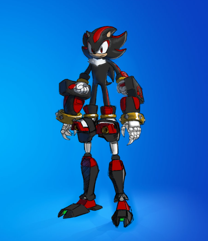 Luxxxxxo's tweet photo. Repost of my Super Sonic X Fortnite concept + Shadow as a bonus.

#SonicTheHedgehog #ShadowTheHedgehog #Fortnite https://t.co/eb7Xv2lDHk