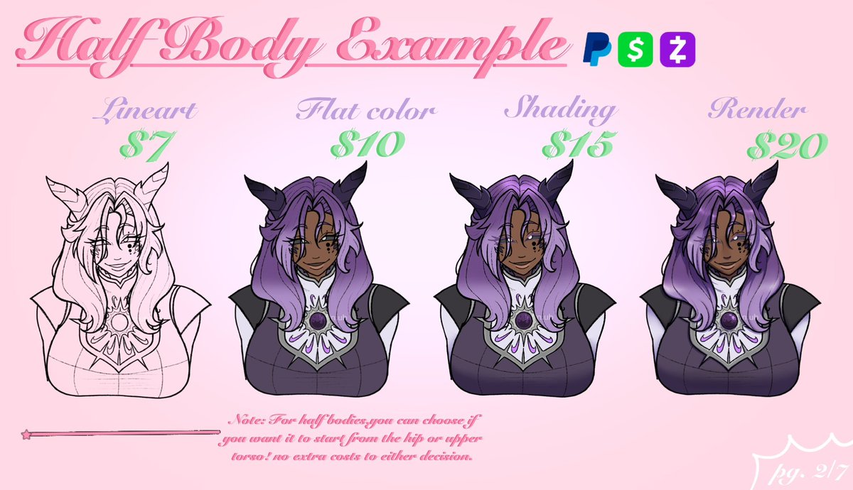 looney3236's tweet photo. updated prices ^^ please dm for any inquiries or questions #art #commissions https://t.co/eOWjNcsy43
