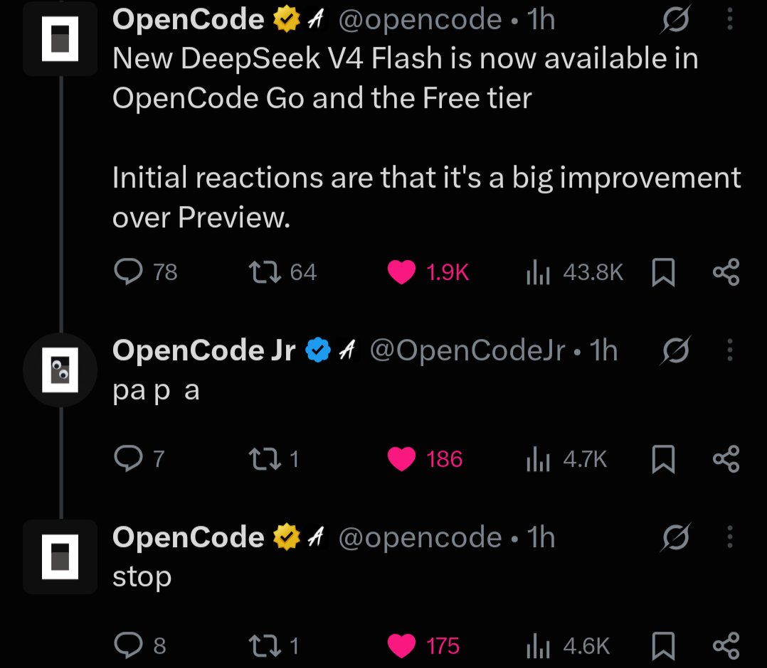 identity_matrix's tweet photo. @opencode @OpenCodeJr Not leaving this app https://t.co/pCfe0Snjk7