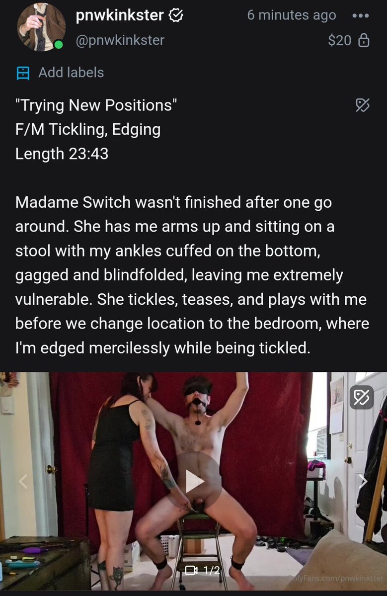 firiontaltos's tweet photo. #tickling #tickletorture #onlyfan #bondage #femdom #malesub https://t.co/En718tNB0d