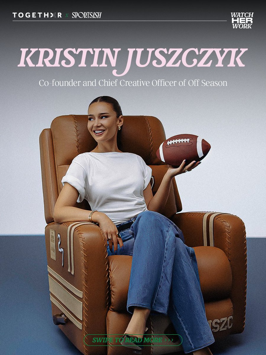 togethxr's tweet photo. Proof that your side hustle can become the main event π§΅π₯
Welcome to #WatchHerWork β a weekly series from @togethxr x @sportsish spotlighting the women working behind the scenes in sports. New spotlight every Friday β¨π https://t.co/m17Fczzvnk