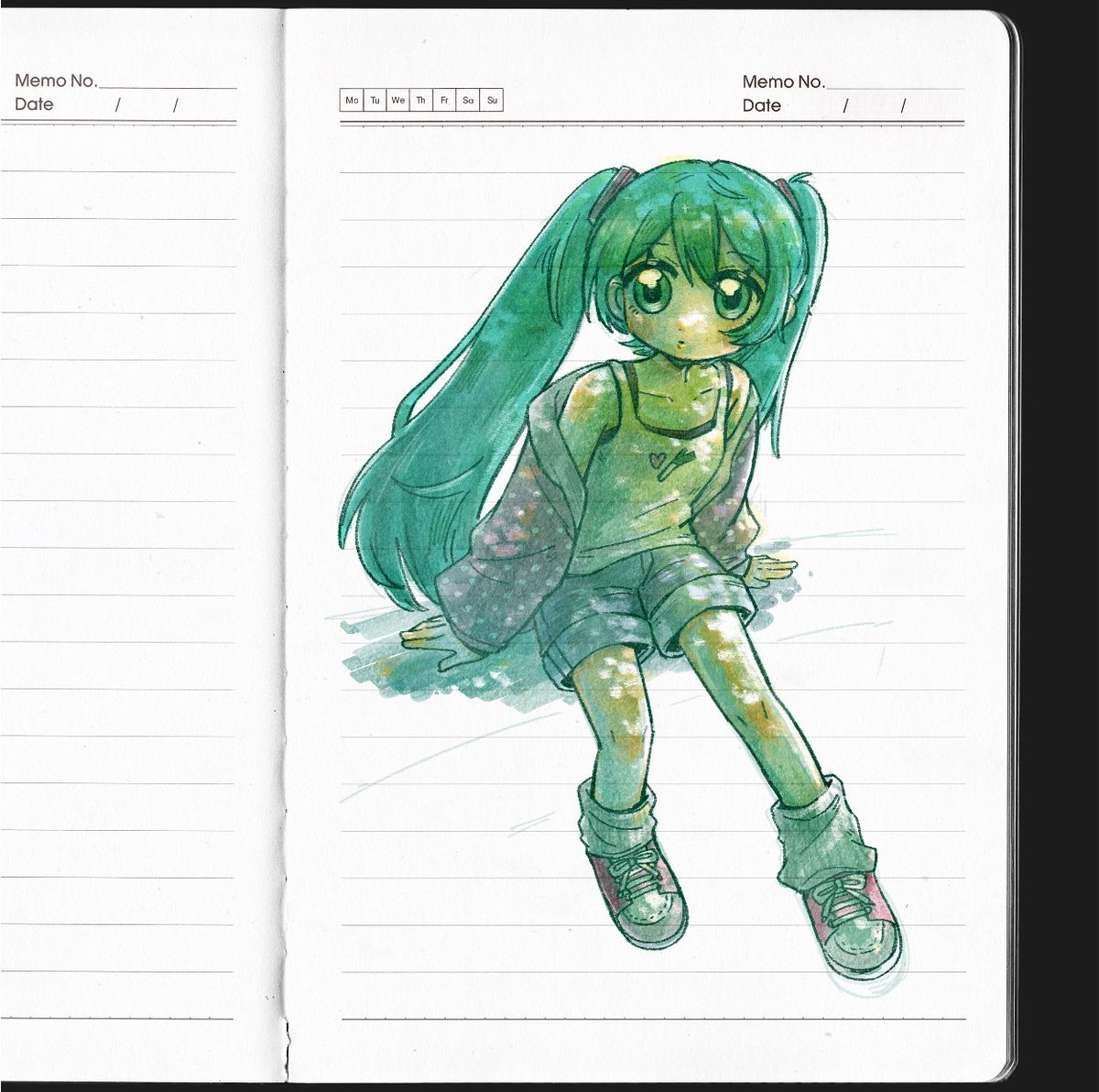 6H2O1's tweet photo. #Miku #初音ミク #初音 https://t.co/ReCLIoQSxC