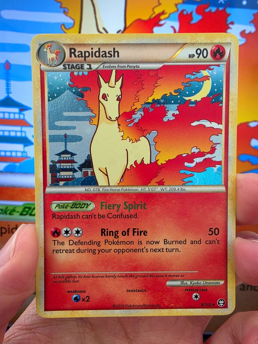 horse pokemon cards Rapidash 027/162 - Temporal Forces Mint / near mint condition trading card It's the year of the