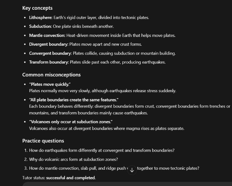 Marisdigitals11's tweet photo. KeepFlow Study in action.

A student needed help with plate tectonics.

KeepFlow returned:
• A clear summary
• Grounded explanations
• Key concepts
• Common misconceptions
• Practice questions

All structured and ready to use — for just 0.05 USDT.

This is how KeepFlow helps students stay clear when studying gets heavy.

Live on @OKX AI → https://t.co/iVnGfyPQsh