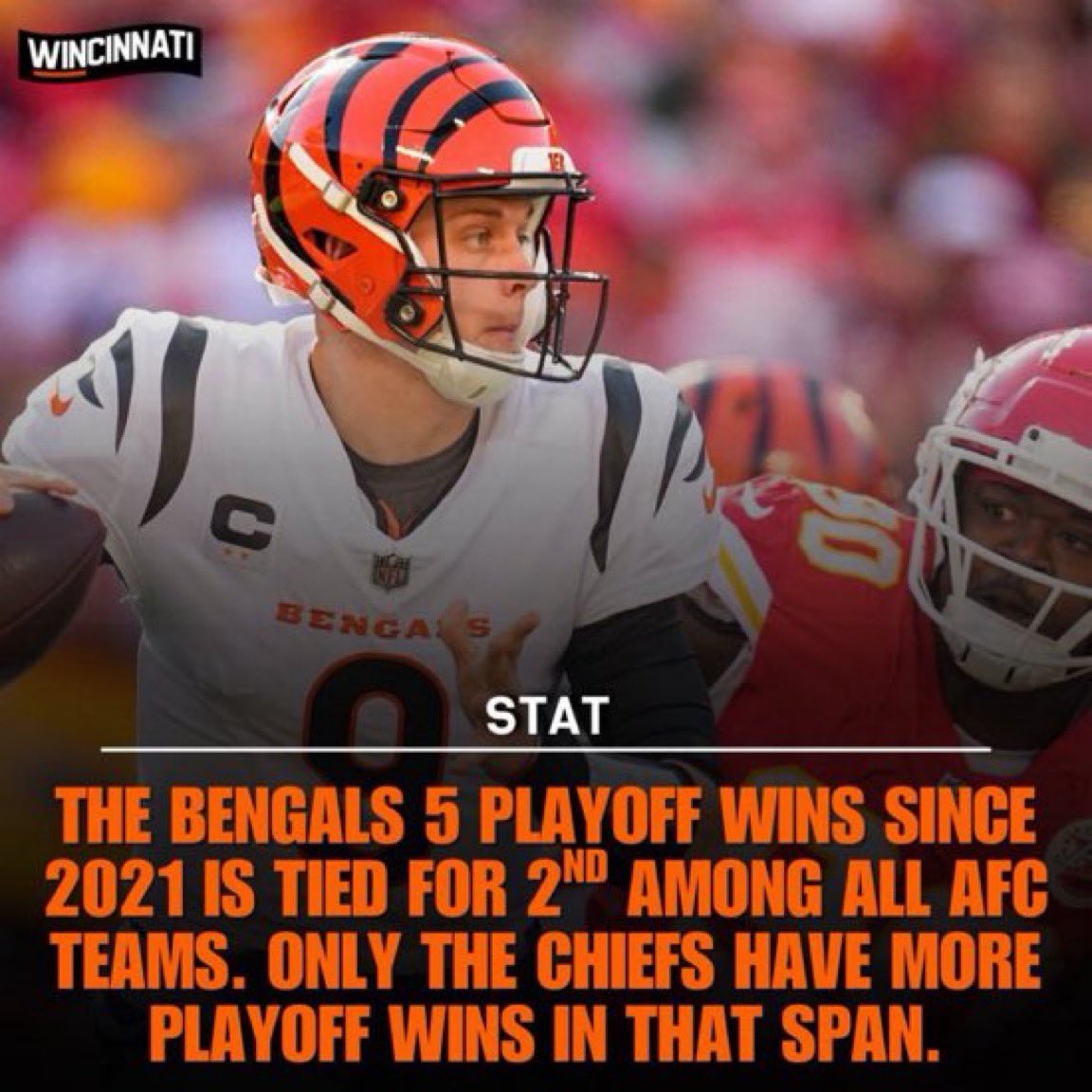 zimwhodey's tweet photo. They tell you you’re delusional to think the Bengals could win but yet: https://t.co/yvR8XsZNFS