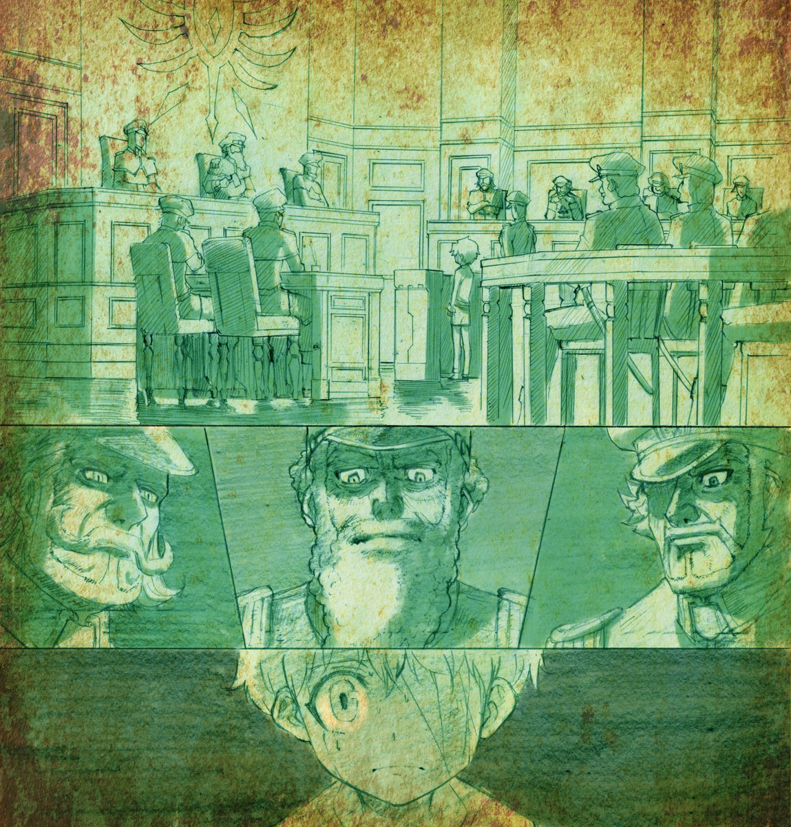 NhMkDlU0f53B5R9's tweet photo. 『機導大戰ライデンシャフト』

第2章：軍紀裁判編

最初の戦いを終えたタツヤを待っていたのは「冷酷な拘束」だった——
突きつけられた過酷な【死刑求刑】
孤立無援の法廷で、少年は生き残れるか…！？

小説家になろうで好評連載中✨
https://t.co/6Osa9mHyrv https://t.co/Jmbi8oFfFu