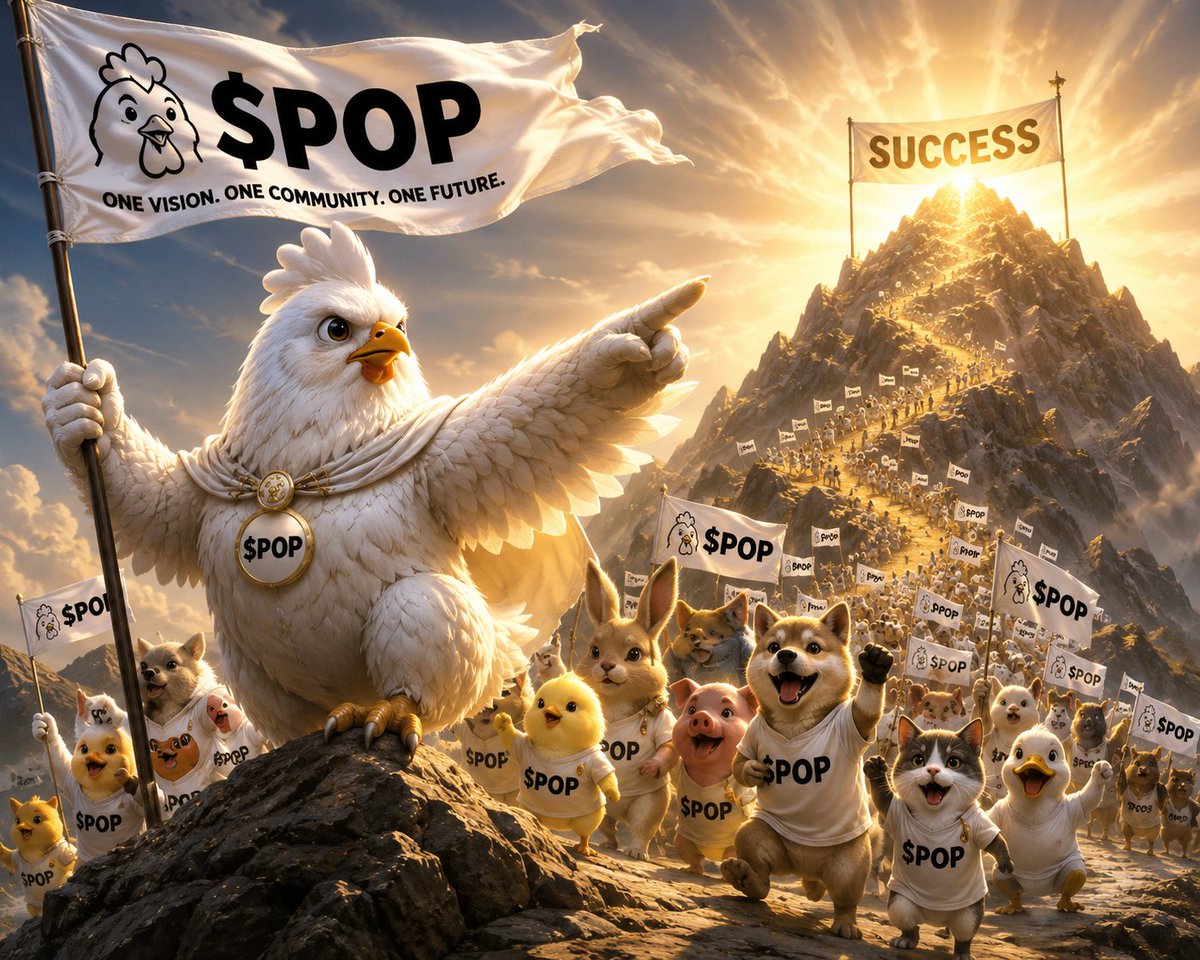 ChickenP638's tweet photo. We're growing steadily and organically—and that's exactly how strong communities are built.

This is just the beginning. Every new holder, every post shared, and every conversation brings us one step closer to our vision.

Keep building. Keep sharing. Let the world know what $POP stands for.

Together, we're creating something that will stand the test of time.

$POP

4sxxEHW6XqX5YBYs29f1p2RhR7afXFS8wQWcMYQVpump