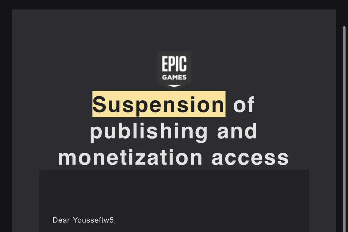 yousseftw5's tweet photo. Me and many other UEFN creators need help. @FNCreate @Fortnite 

Creators are being suspended from publishing maps and monetization for no clear reason. I was banned for a week without publishing a new map or update. None of my existing maps were unpublished either, so I still don’t know what rule was supposedly broken.

After that week ended, I was suspended again for another two weeks, again without any explanation.

I’ve seen multiple creators reporting the same issue here. Please investigate this and give creators clear explanations when actions are taken. We just want to build maps without fearing random suspensions.

#UEFN #FortniteCreative