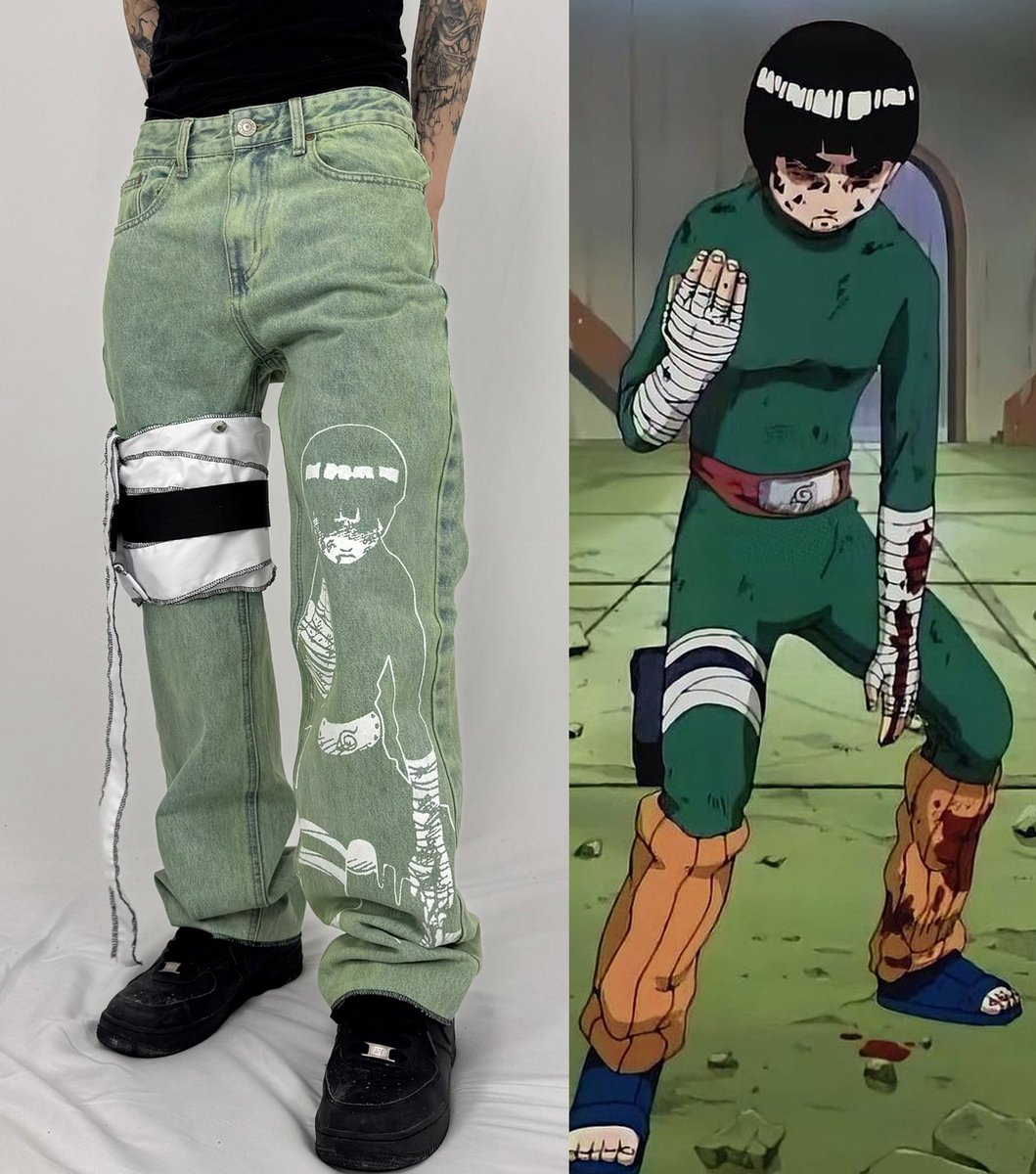 VoidReinc's tweet photo. Naruto jeans we made https://t.co/PLWwKsseFt