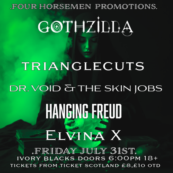 AmpedTo11's tweet photo. Goth night!#ElvinaX first,with her intense dark wave songs;#HangingFreud's post-punk electro featured Paula Borges'robust lugubrious vocals;#Trianglecuts darkwave sound & Gwen Osmond's sombre singing was goth perfection!#Gothzilla's upbeat gothrock rounded off a great night.🖤 https://t.co/b5Ap5JBTqo