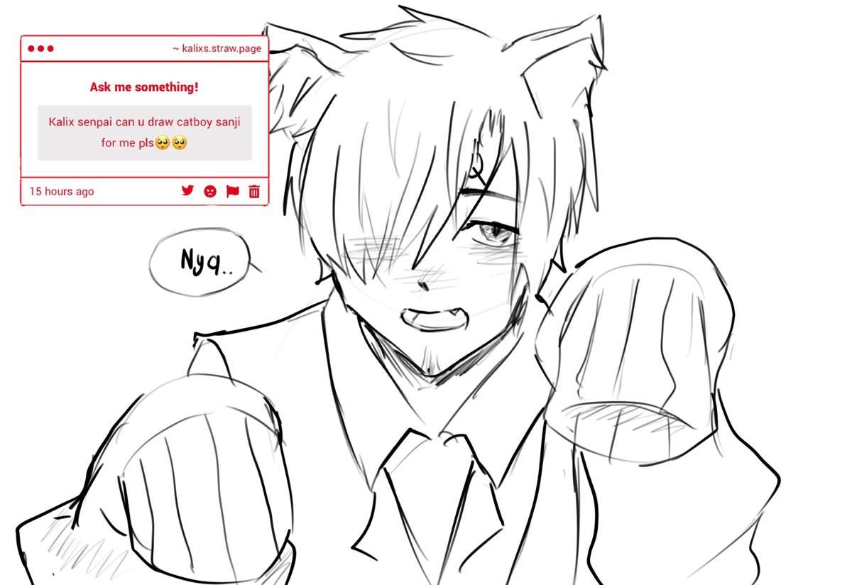 kalixersz's tweet photo. catboy sanji https://t.co/YpWyyKqcS9