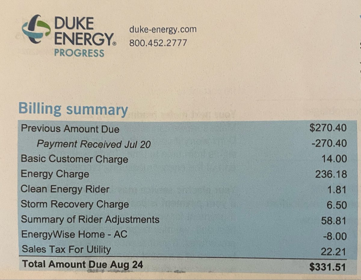 jcwade's tweet photo. @JeffJacksonNC They can still charge a tax (rider adjustment) 18%??? https://t.co/Vq2Qm4E56F