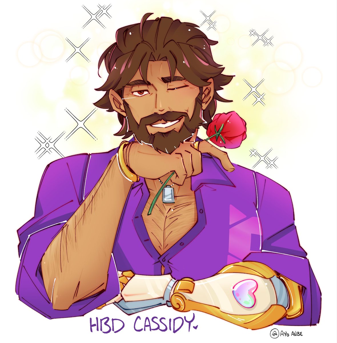 AyoAnbe's tweet photo. Happy B Day Cowboy~ 

#overwatch #fanart #colecassidy https://t.co/8ZRNdma0uG