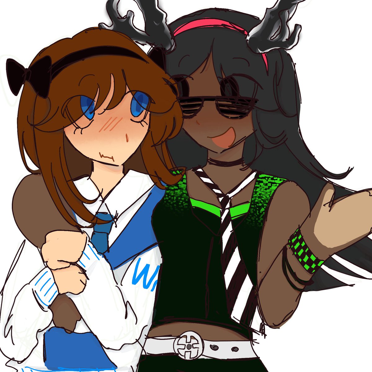 harpoy3's tweet photo. theyr so normal n very straight i think (ilike to think erin admires brook alot)
#8sparkbarks https://t.co/n8NPkzrRP7